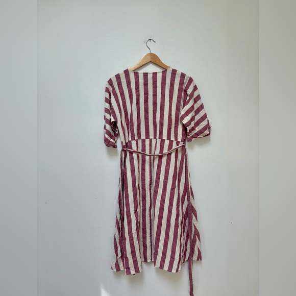 ROOLEE | striped midi dress | size m/L - Picture 7 of 9